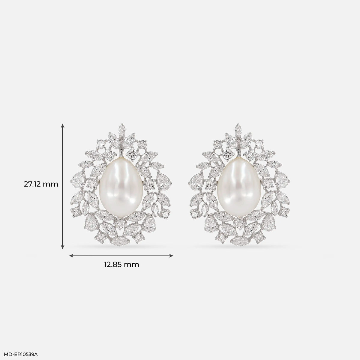 3.5 Carat Pearl Of Perfection Lab Diamond Stud