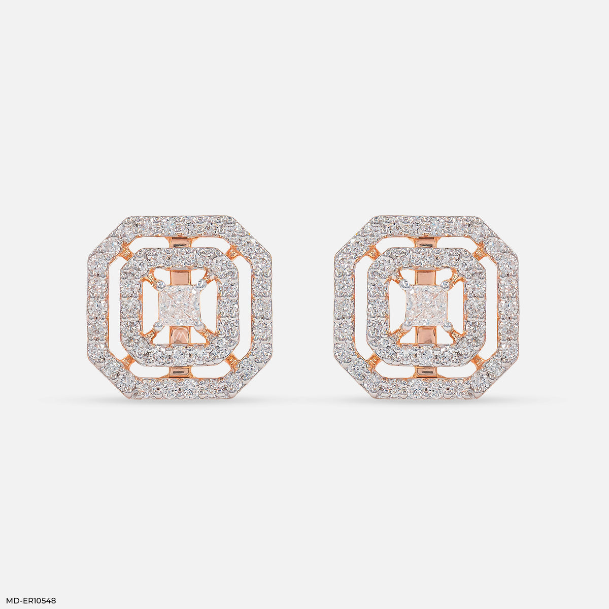 Dazzle Double Halo Diamond Earring