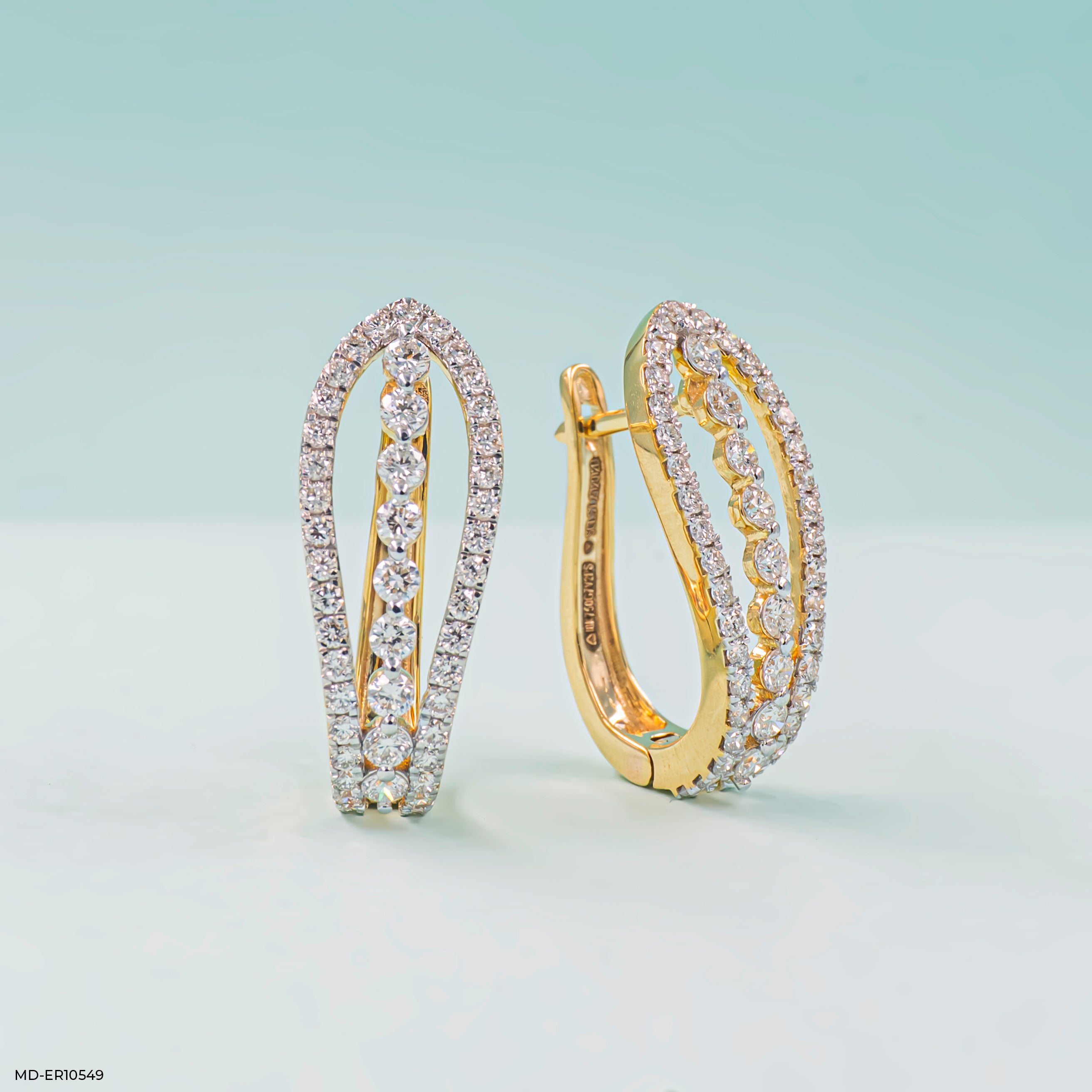 Nazaakat Balli Earrings Platinum 950