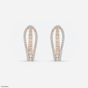Nazaakat Balli Earrings 9K Rose Gold
