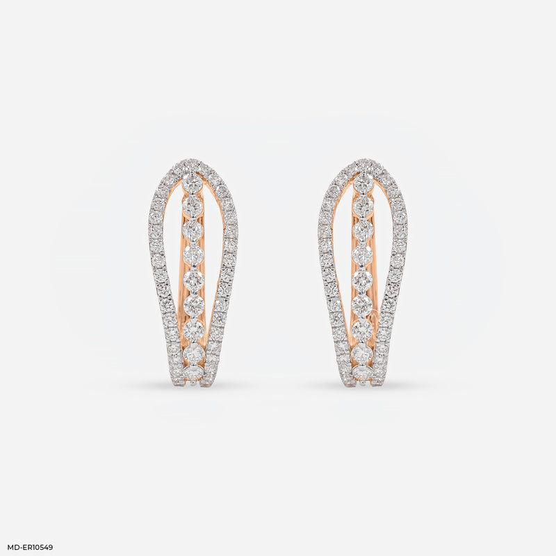 Nazaakat Balli Earrings 14K Yellow Gold
