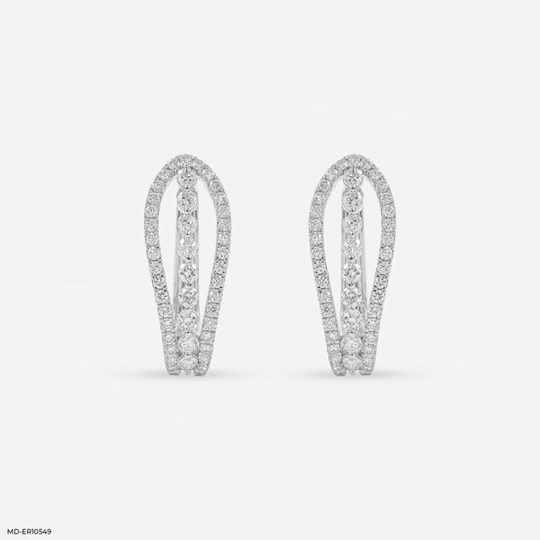 Nazaakat Balli Earrings Platinum 950