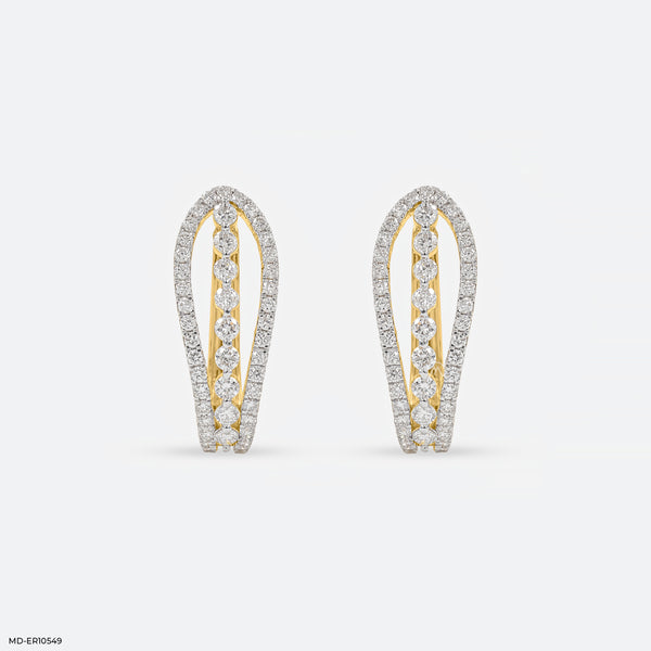 Nazaakat Balli Earrings 14K Yellow Gold