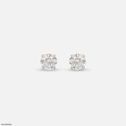 1 Carat Classic Brilliant-Cut Lab Diamond Studs