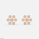 Pankhuri Diamond Studs 14K Rose Gold