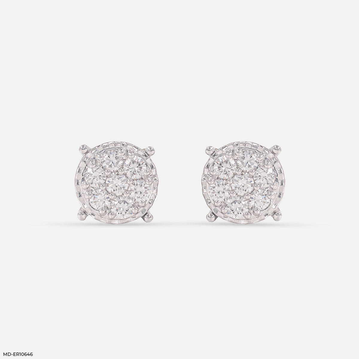 Exquisite Bunch Diamond Earrings