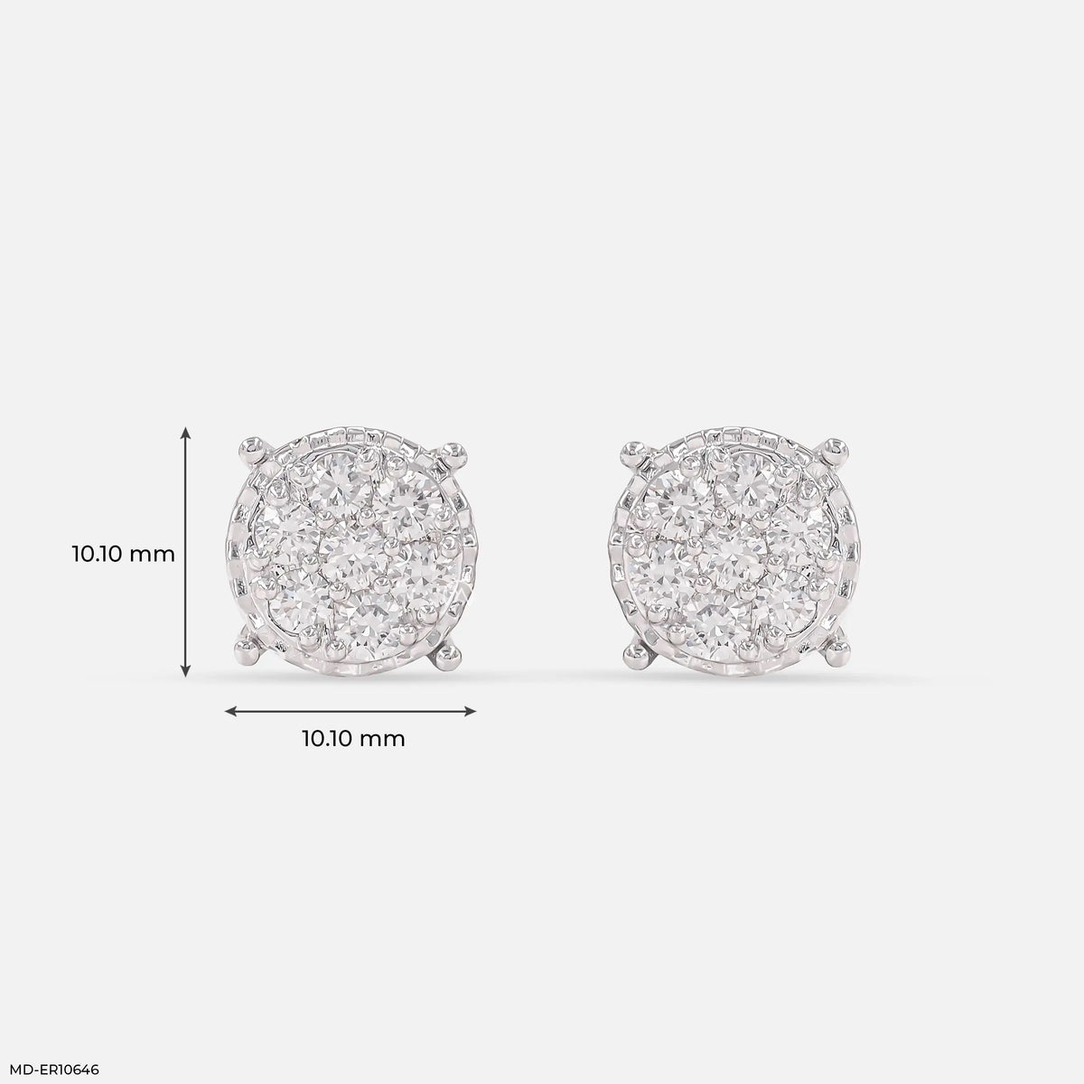 Exquisite Bunch Diamond Earrings