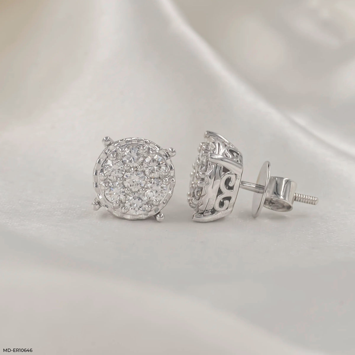 Exquisite Bunch Diamond Earrings