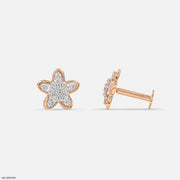 Mini Starlets Diamond Earringst 18K Rose Gold