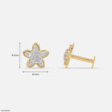 Mini Starlets Diamond Earringst Platinum 950