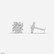Elevated Aster Diamond Earrings Platinum 950