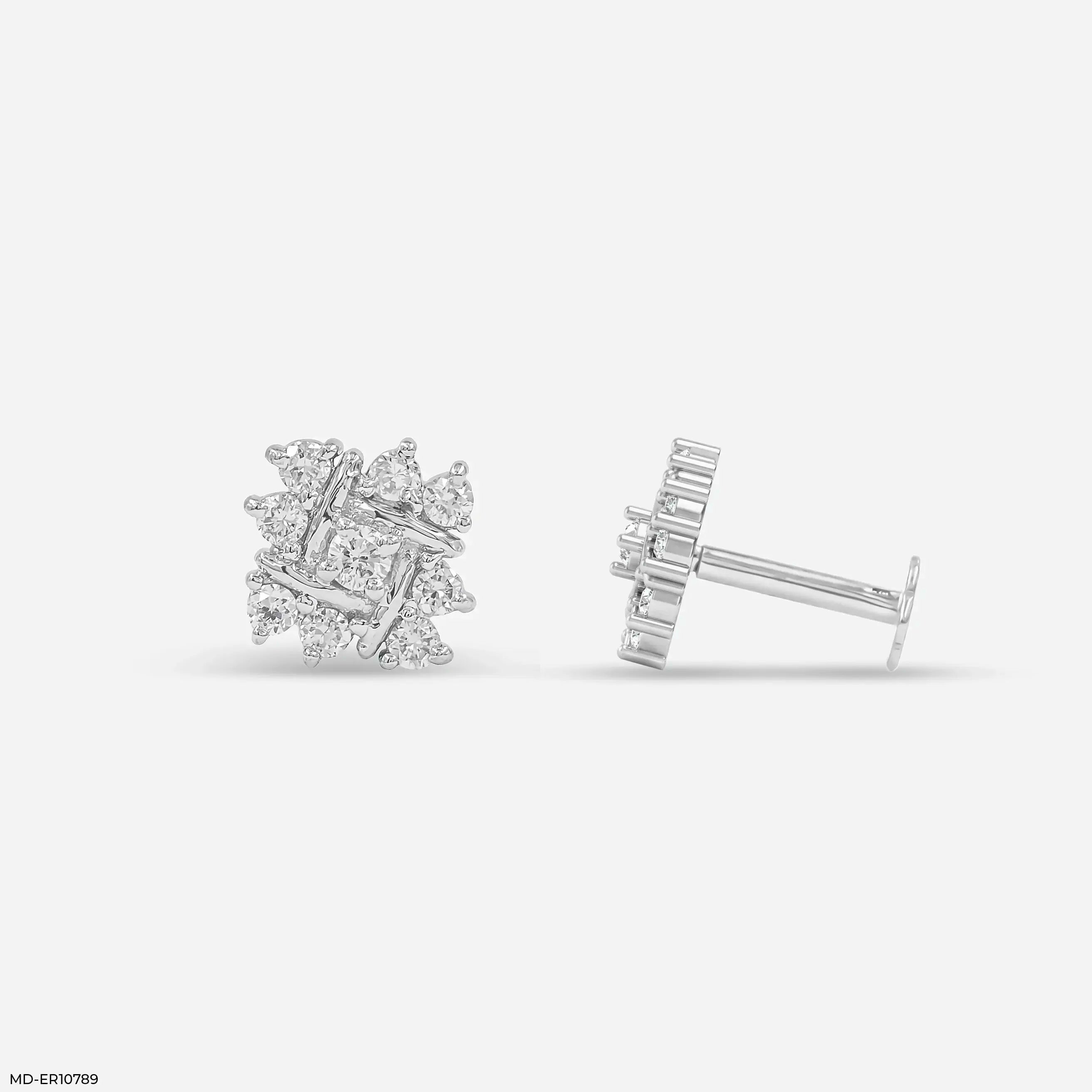 Elevated Aster Diamond Earrings Platinum 950