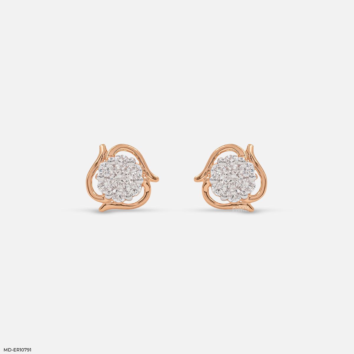 Gold Flicker Diamond Earrings