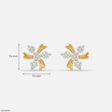 Twinkle Diamond Earrings 9K White Gold