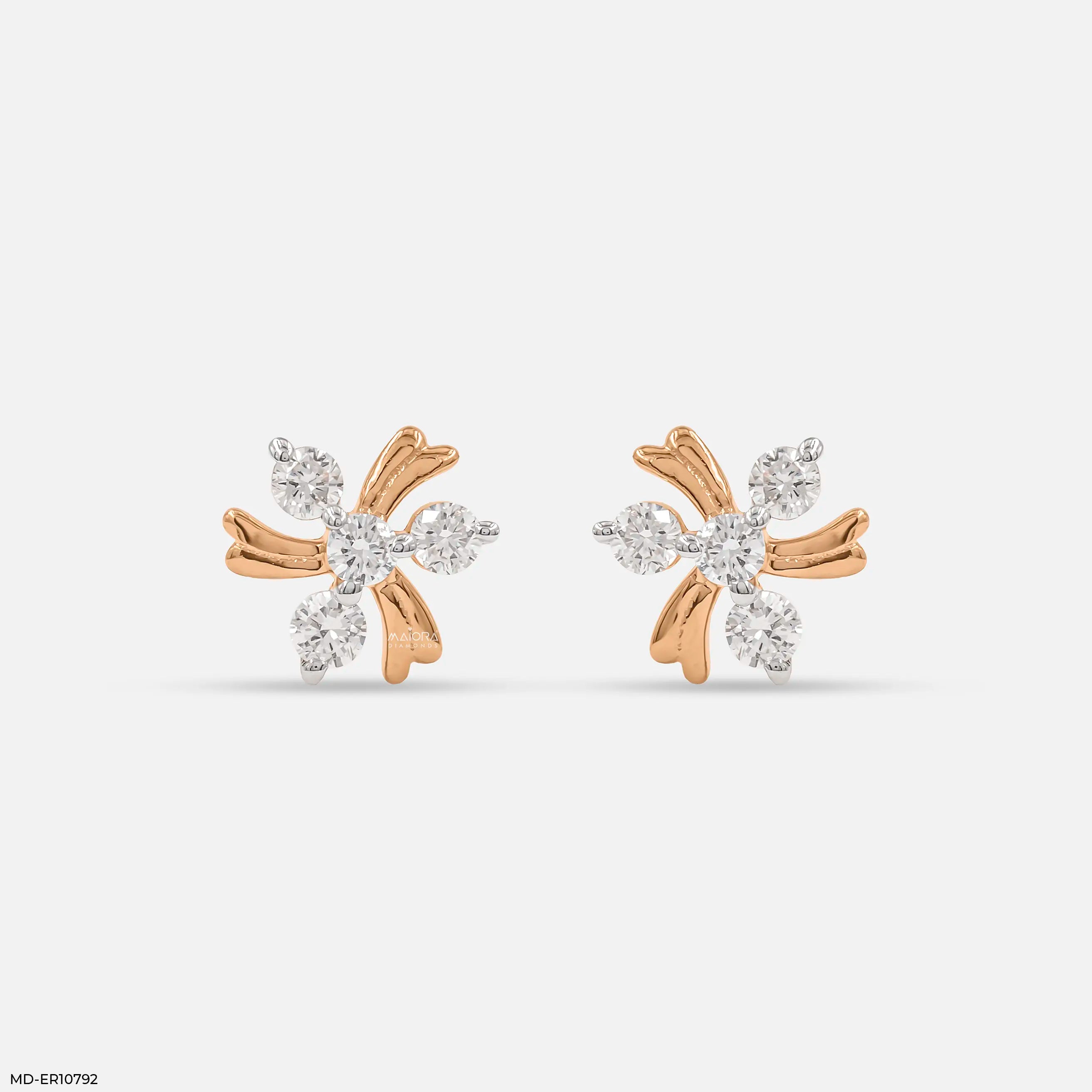 Twinkle Diamond Earrings Platinum 950