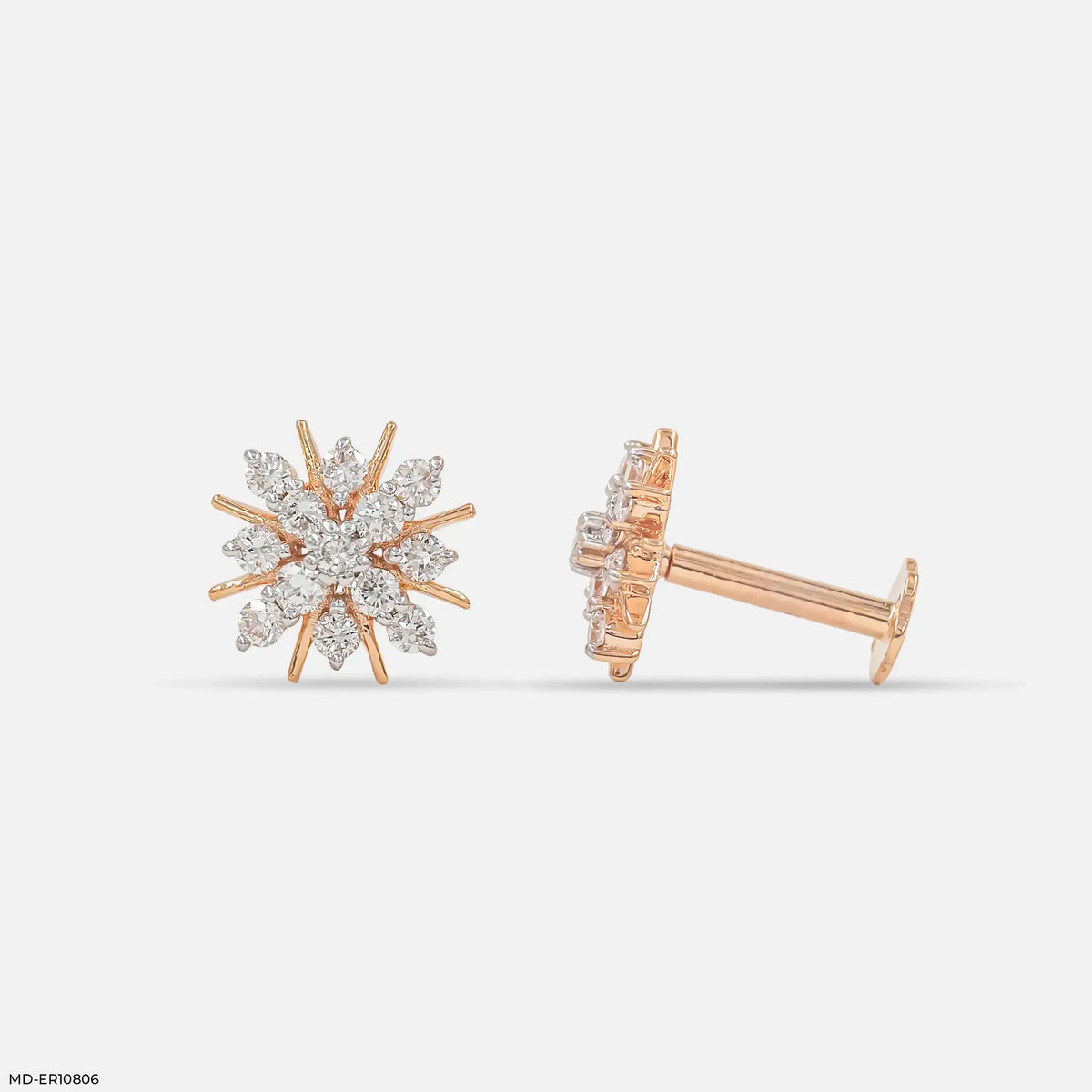 Galaxy Bloosom Diamond Earrings