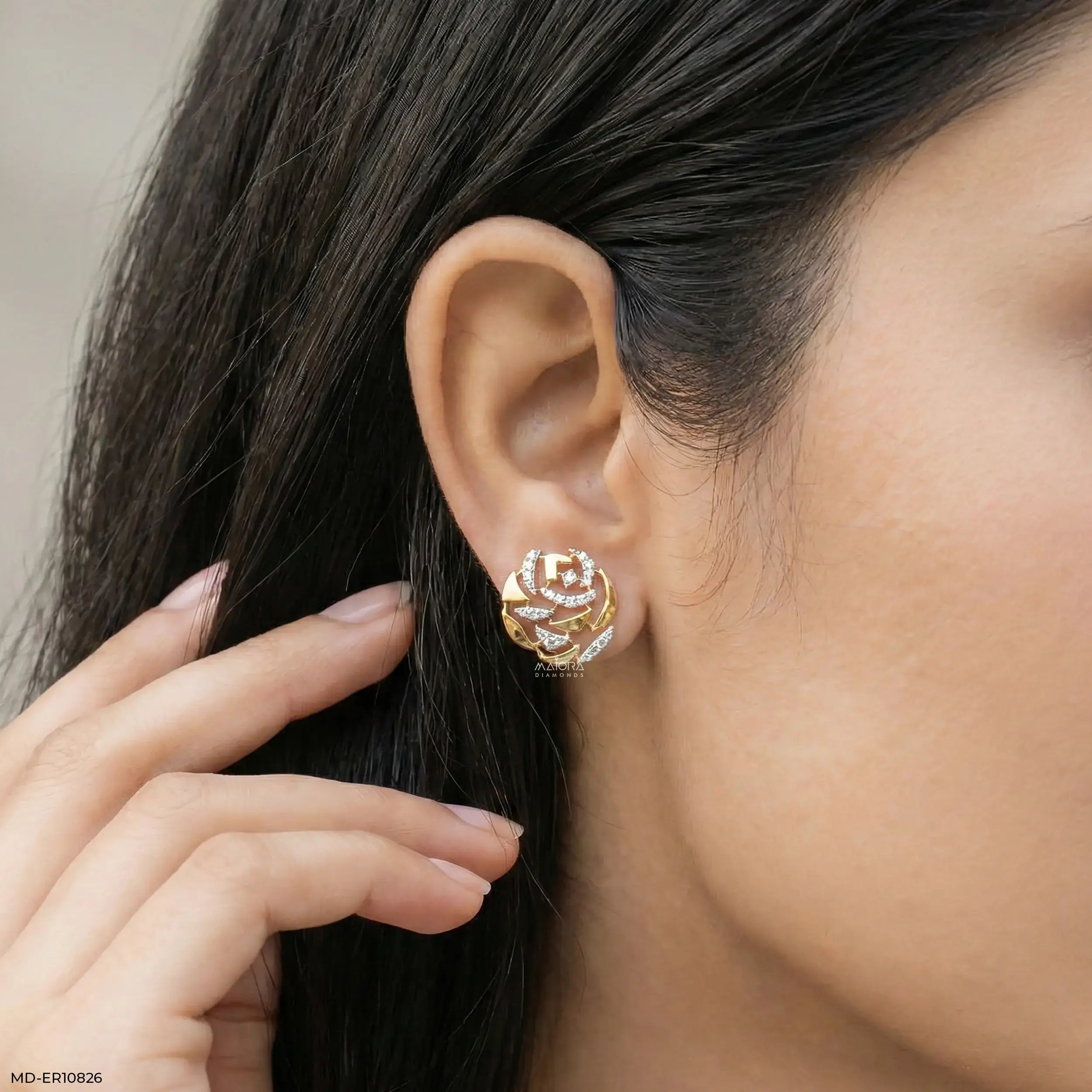 Twilight Roseate diamond Earrings