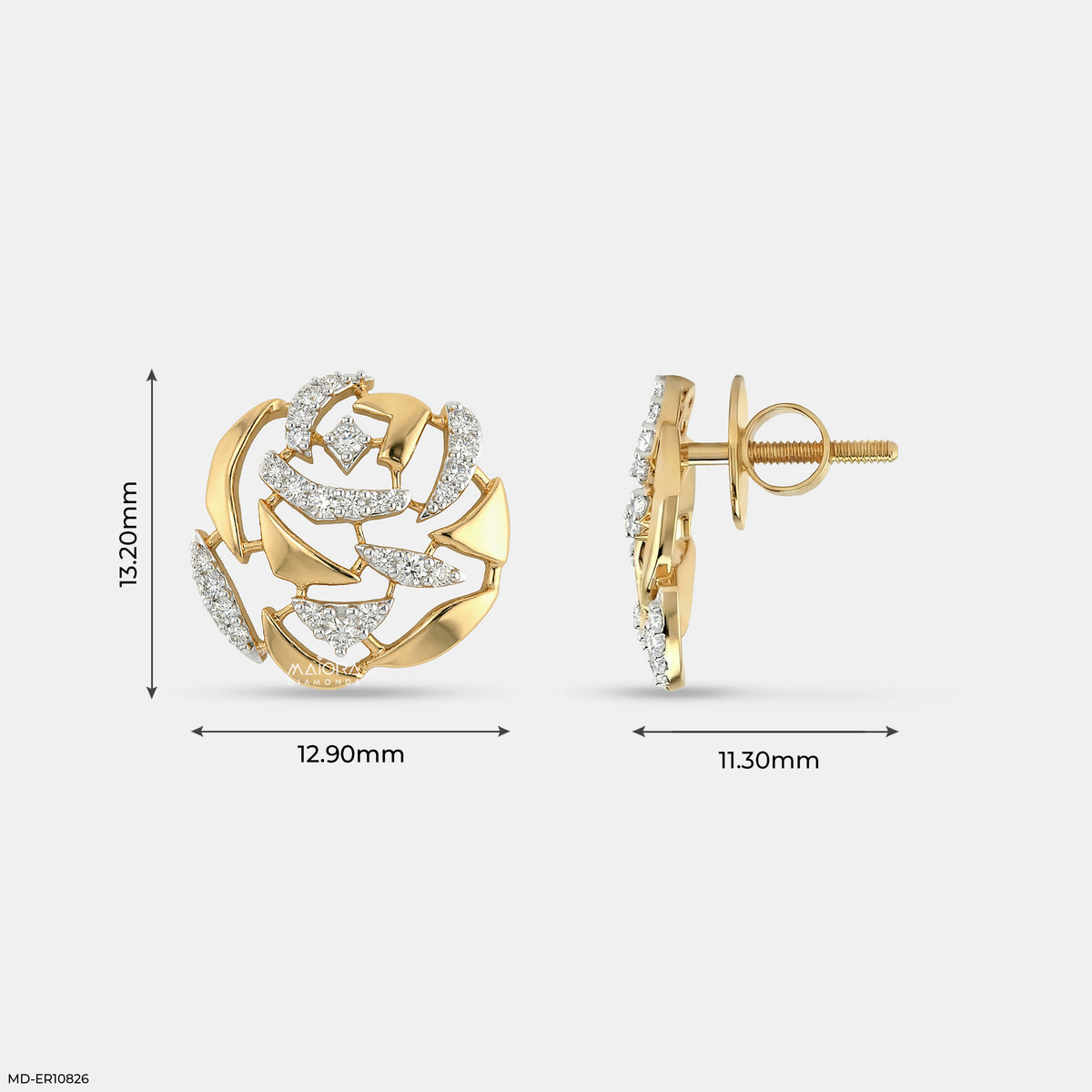 Twilight Roseate diamond Earrings