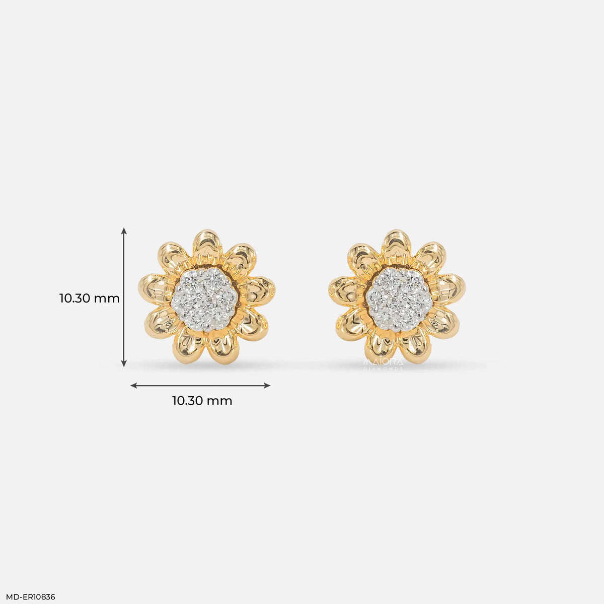 Sunshine Bloom Diamond Earrings