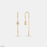 Solstice Drop Sui Dhaga Diamond Earrings Platinum 950