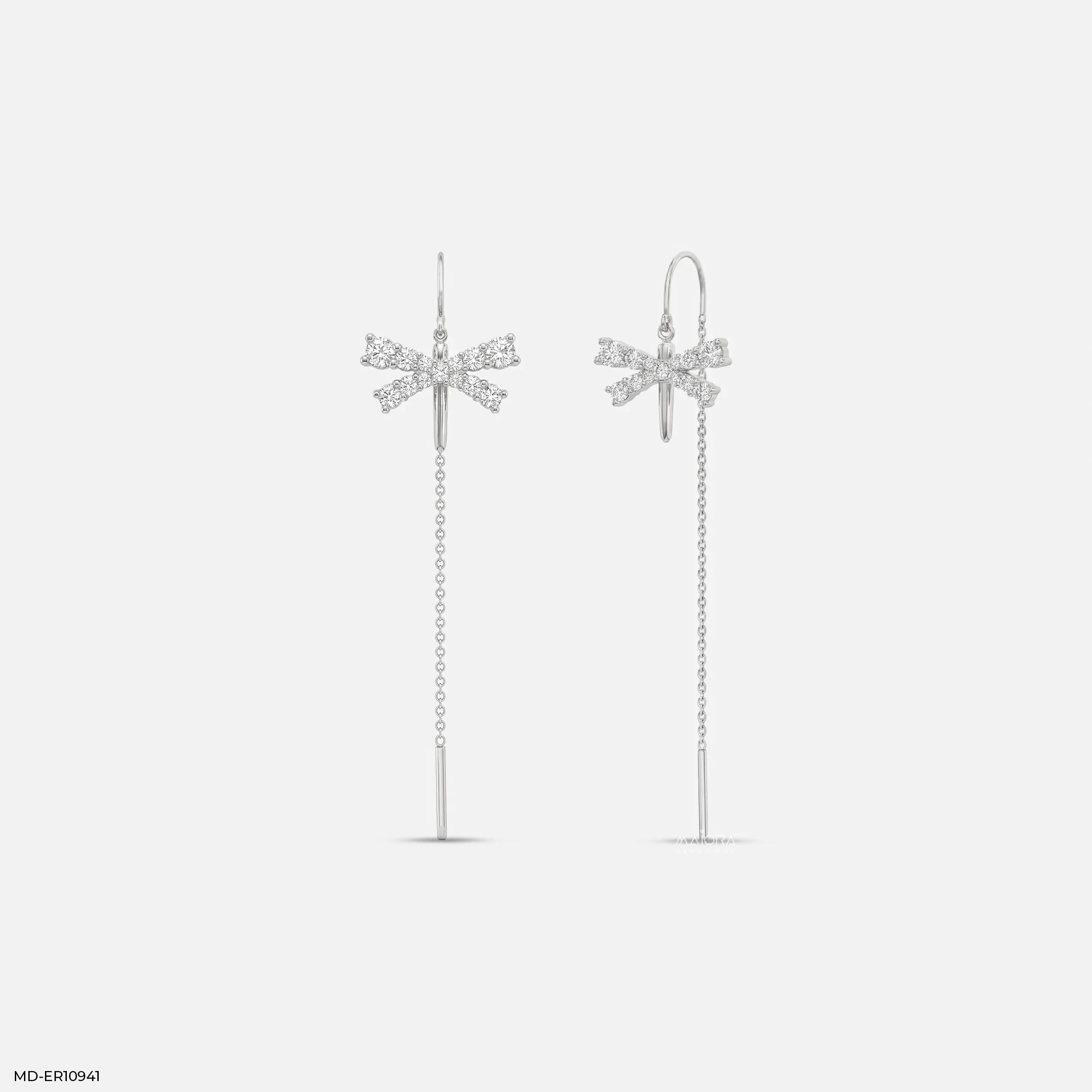 Flutter Glint Sui Dhaga Diamond Earrings
