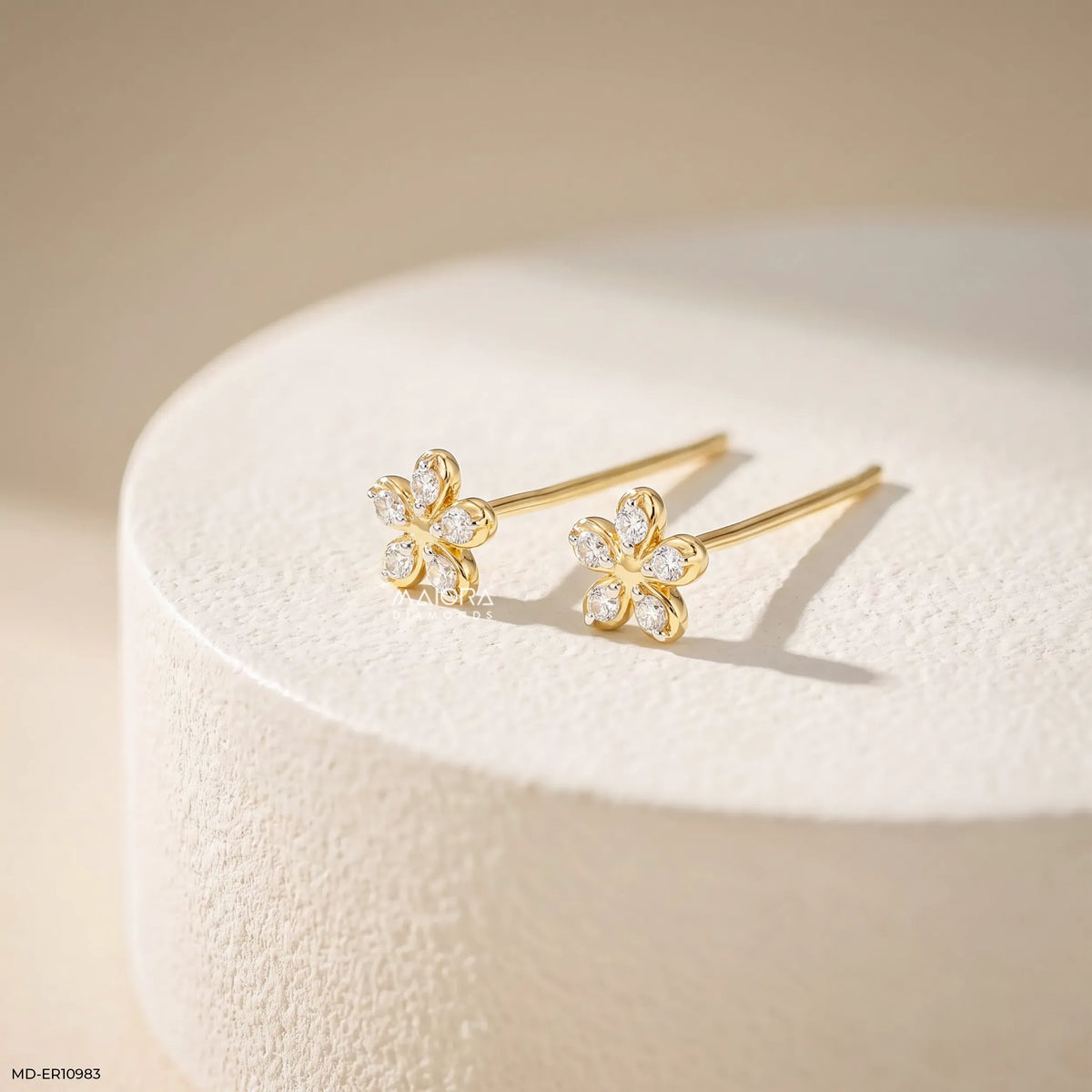 Daisy Bloom Kids Diamond Earrings
