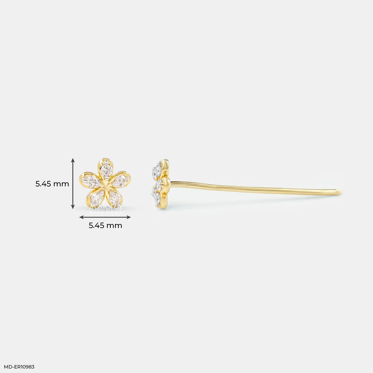 Daisy Bloom Kids Diamond Earrings