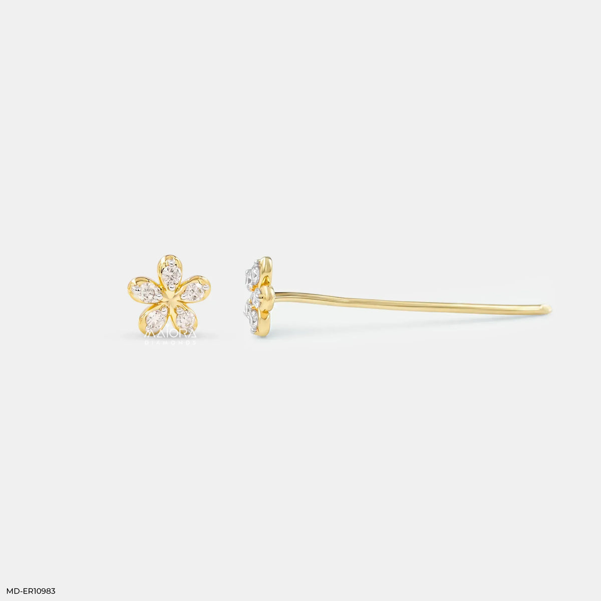 Daisy Bloom Kids Diamond Earrings