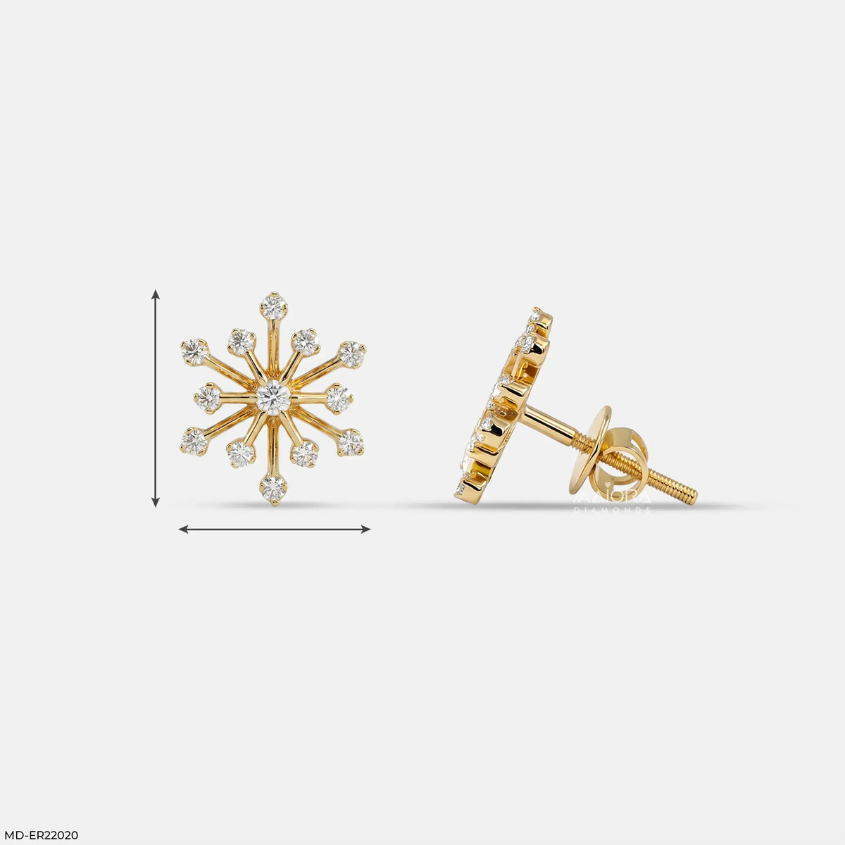 0.43 Carat Stella Polaris Lab Diamond Earrings