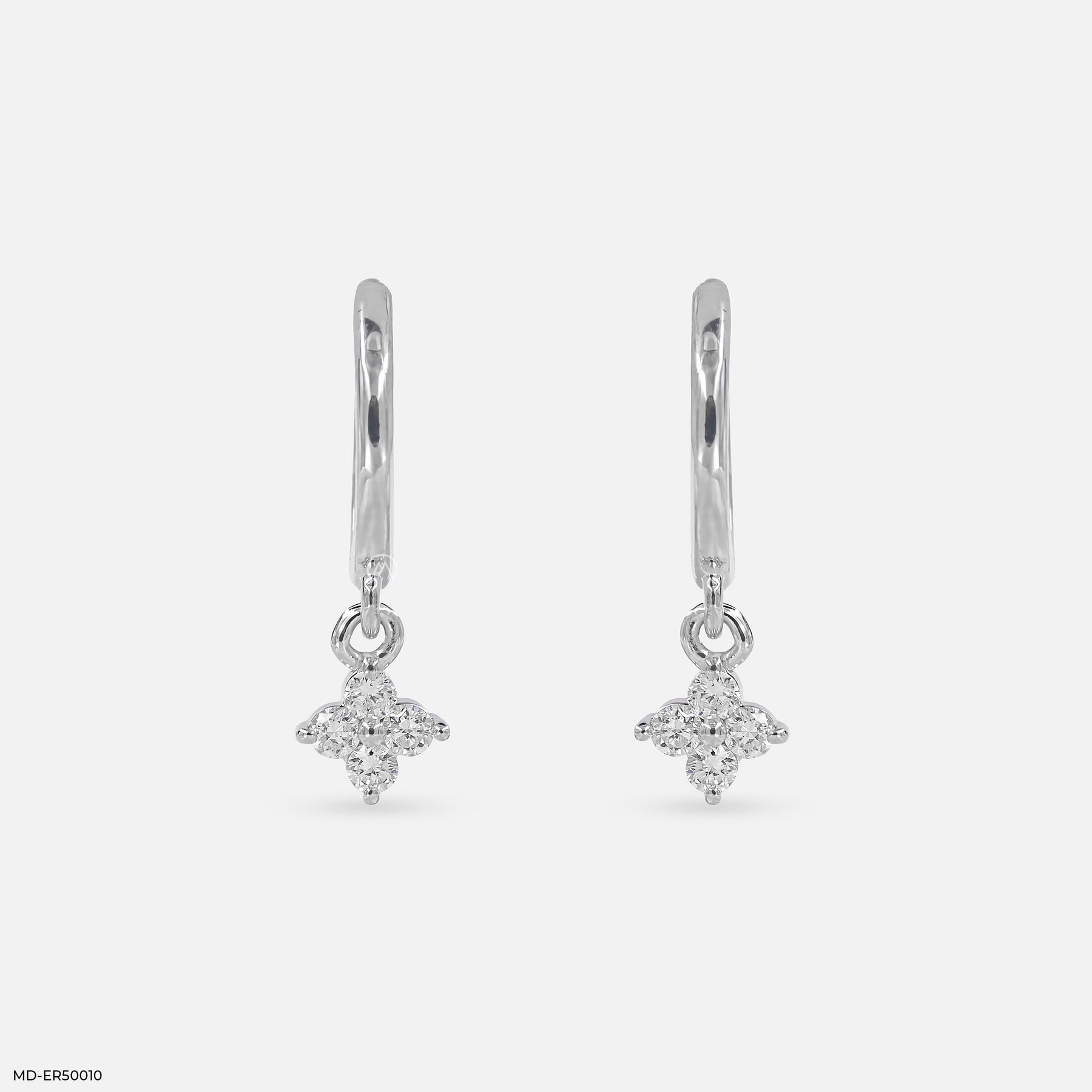 Dazzling Diamond Earring 925 Silver