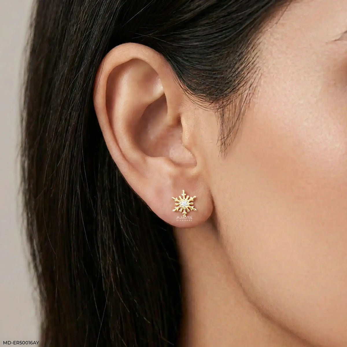 Ice Frost Diamond Studs Earrings