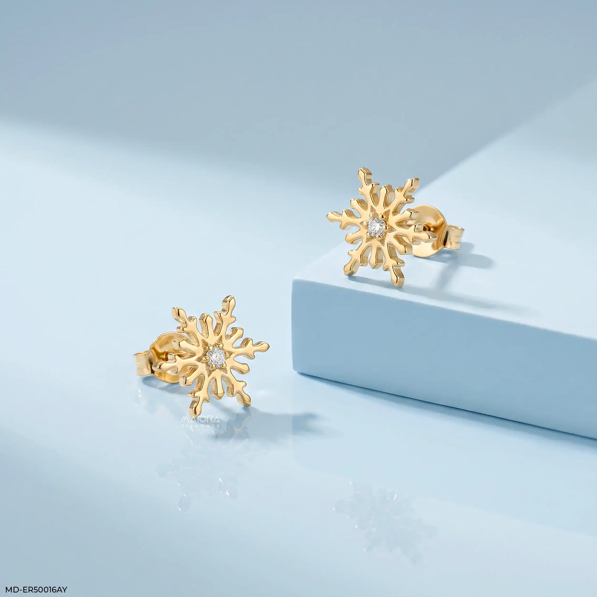 Ice Frost Diamond Studs Earrings