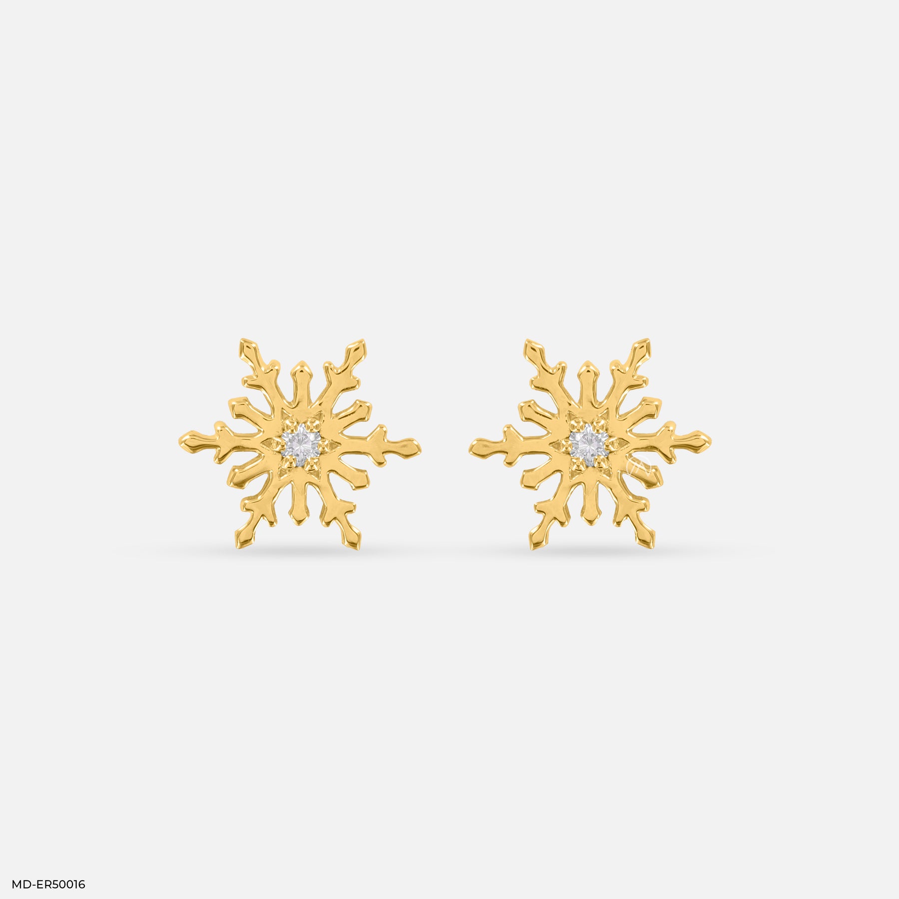 Bling Blossom Lab Diamond Stud 925 Sterling Silver