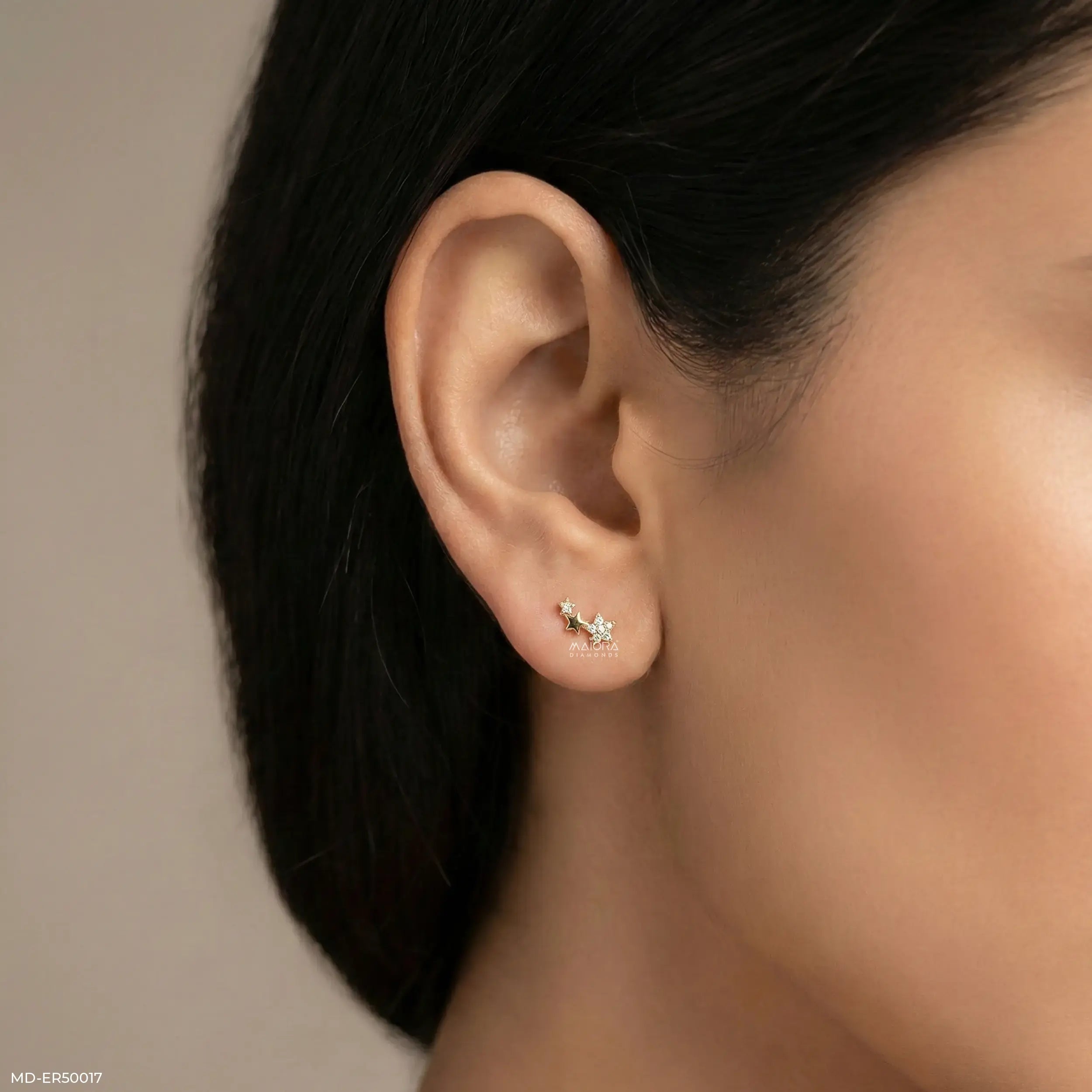 Celestial Comet Climber Earrings