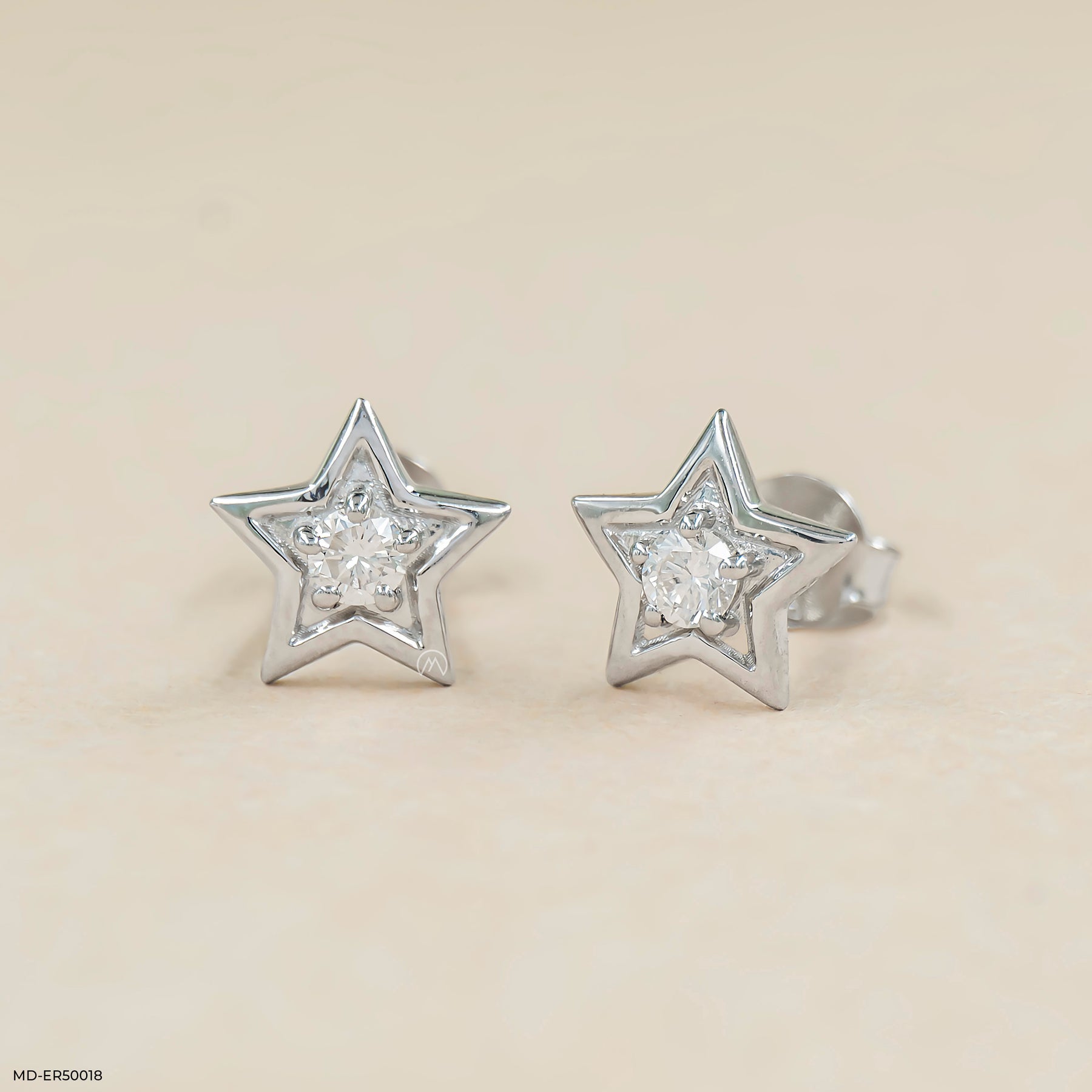 Mini Starry Lab Diamond Stud 925 Sterling Silver