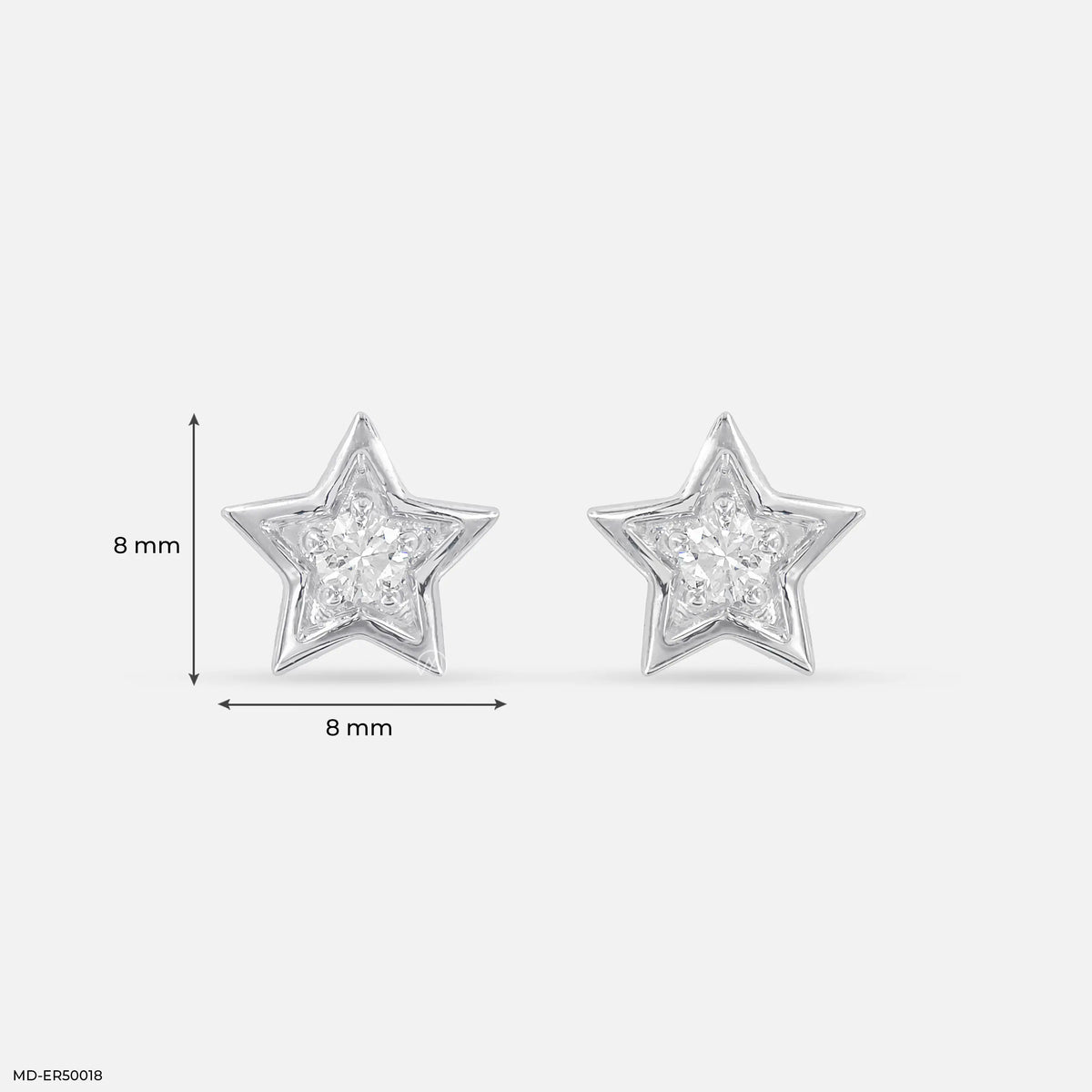 Mini Starry Lab Diamond Stud