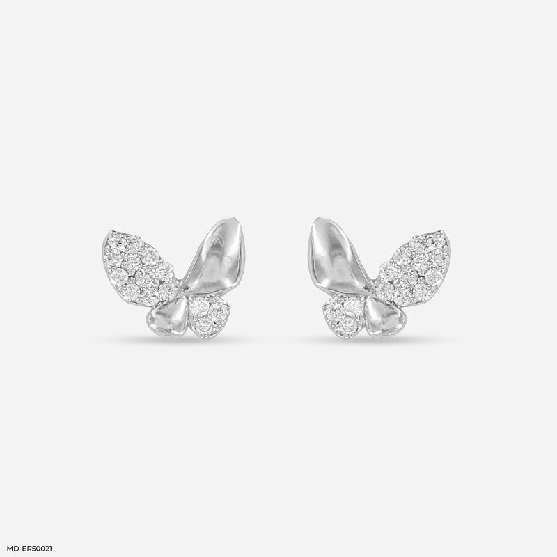 Glitterfly Lab Diamond Earrings 925 Sterling Silver