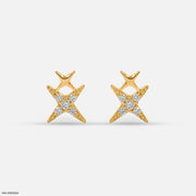 Stardust Lab Diamond Stud 925 Sterling Silver