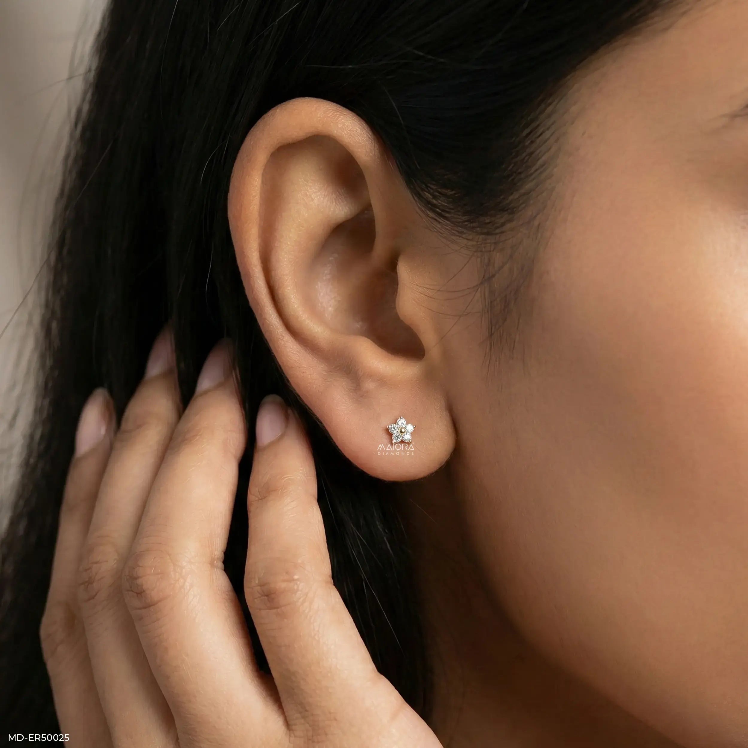Lustra Lab Diamond Stud 925 Sterling Silver