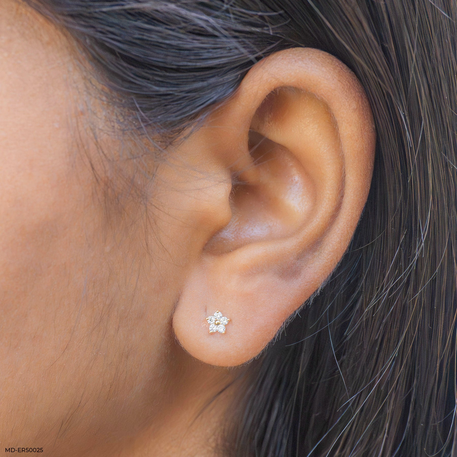 Lustra Lab Diamond Stud 925 Sterling Silver