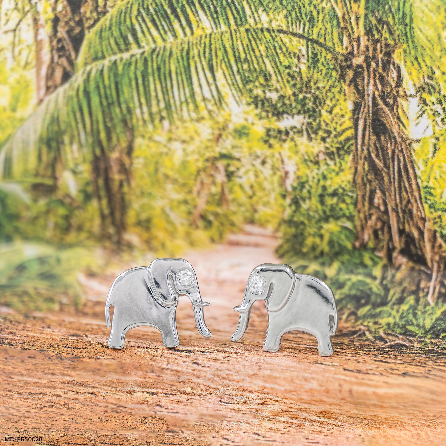 Majestic Mini Lab Diamond Stud 925 Sterling Silver