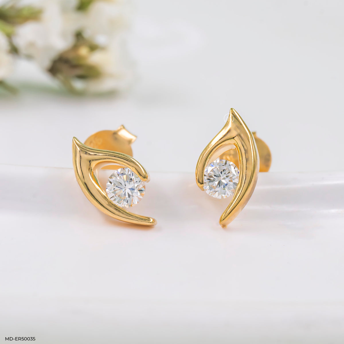 Singular Spark Lab Diamond Earrings