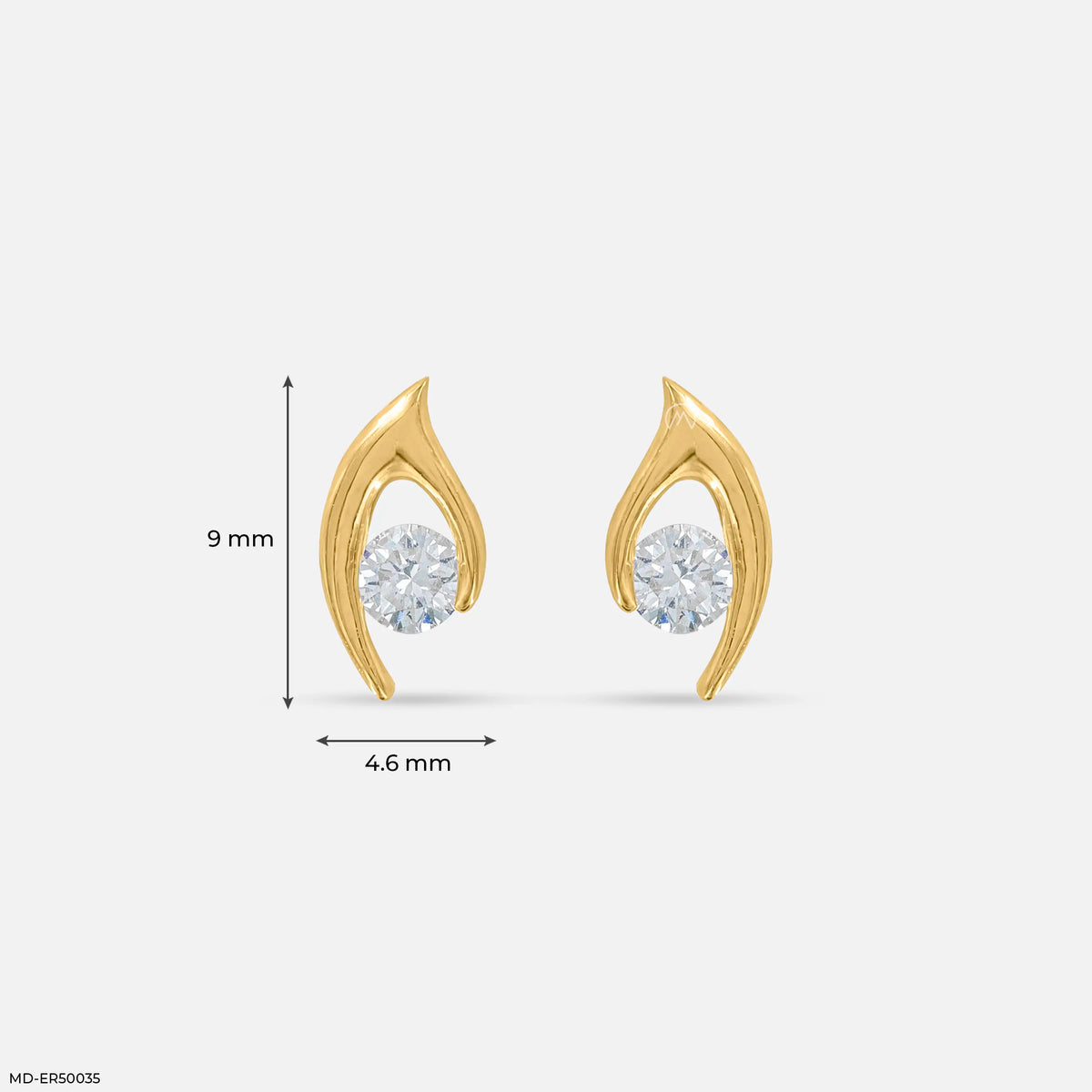 Singular Spark Lab Diamond Earrings