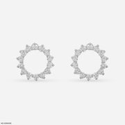 Celeste Circles Lab Diamond Earrings