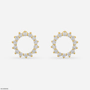Celestial Circles Lab Diamond Earrings