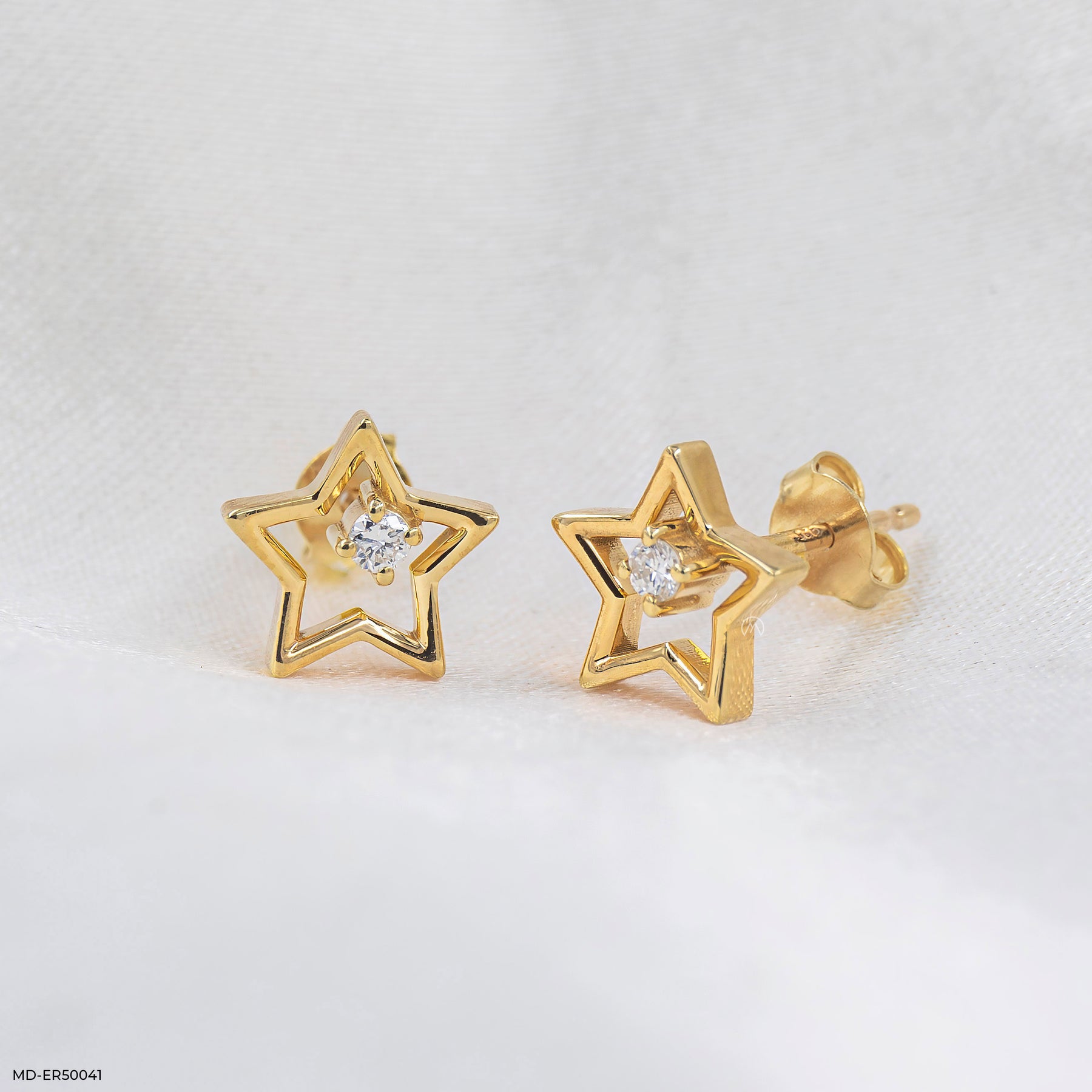 Starlet Lab Diamond Stud 925 Sterling Silver