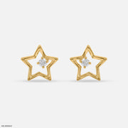 Starlet Lab Diamond Stud 925 Sterling Silver