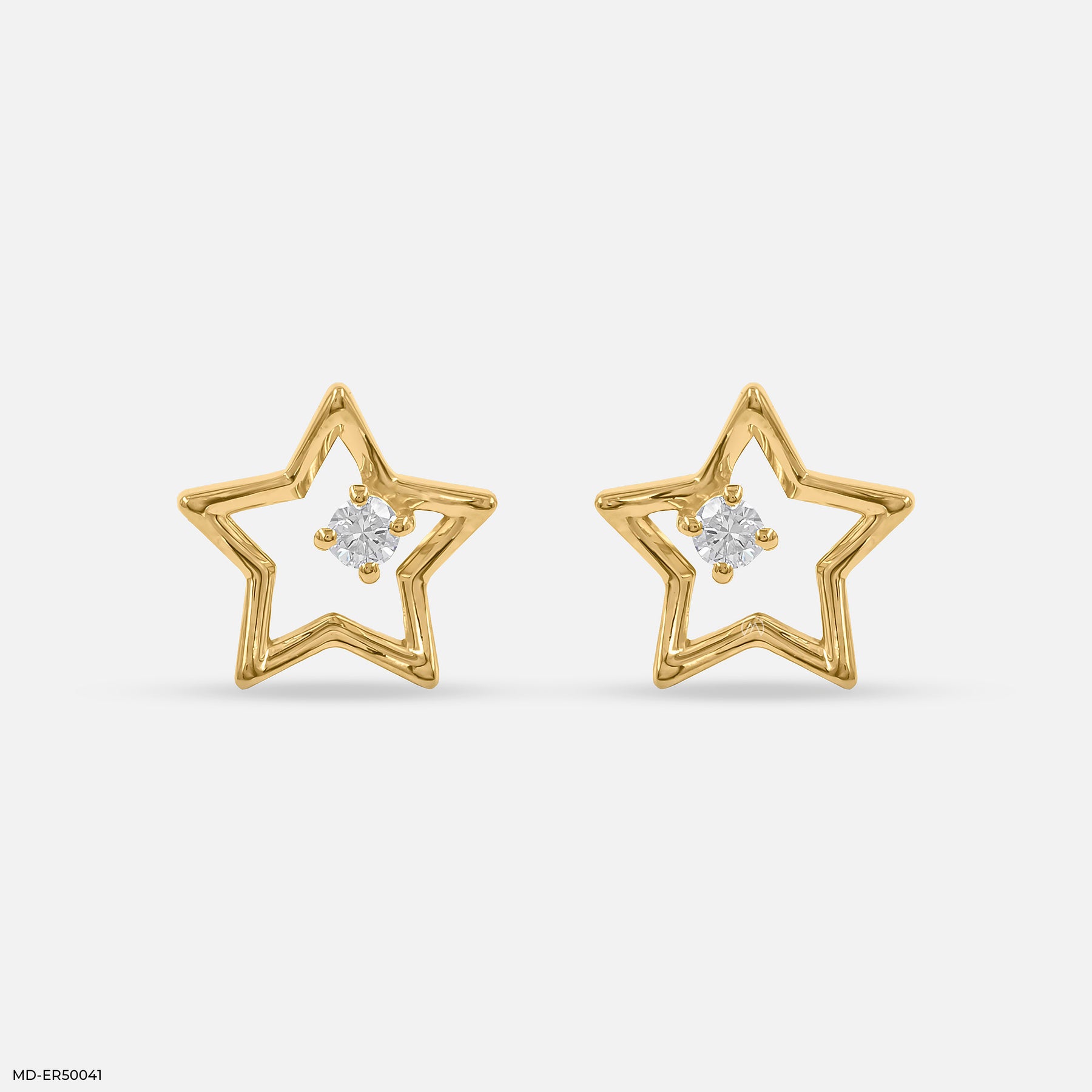 Starlet Lab Diamond Stud 925 Sterling Silver