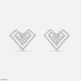 Heartlyn Lab Diamond Earrings 925 Sterling Silver