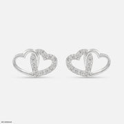 Eterna Heart Lab Diamond Earrings